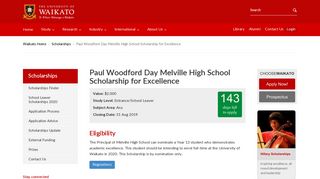 
                            11. Paul Woodford Day Melville High School Scholarship for Excellence ...