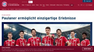 
                            6. Paulaner Fanträume Paulaner ermöglicht einzigartige ... - FC Bayern