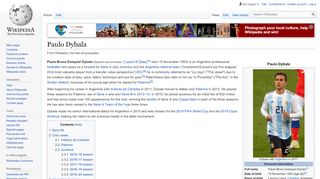 
                            13. Paulo Dybala - Wikipedia