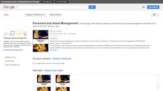 
                            8. Pavement and Asset Management: Proceedings of the World Conference ...
