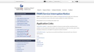 
                            11. PAWS Service Interruption Notice - Enrollment Services