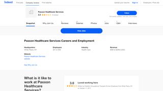 
                            5. Paxxon Healthcare Services Careers and Employment | ...