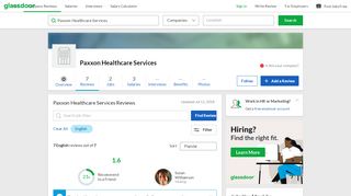 
                            3. Paxxon Healthcare Services Reviews | Glassdoor