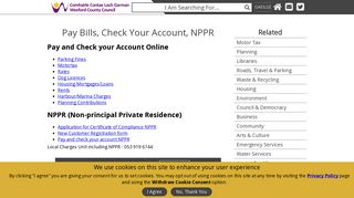 
                            11. Pay Bills, Check Your Account, NPPR | Wexford County Council