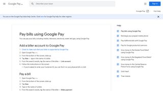 
                            11. Pay bills using Google Pay - Google Pay Help - Google Support