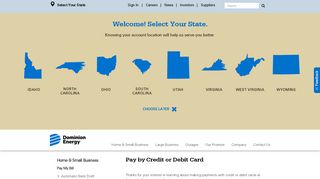 
                            12. Pay by Credit or Debit Card | Dominion Energy