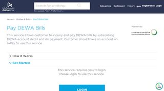 
                            5. Pay DEWA Bills | DubaiNow