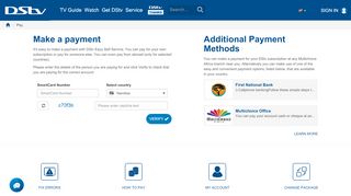 
                            12. Pay | DStv Zimbabwe - DStv Eazy Self Service