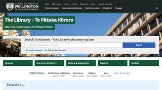 
                            5. Pay fines | library.victoria.ac.nz - Victoria University of Wellington ...