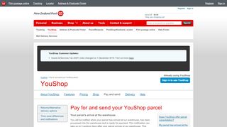 
                            7. Pay for and send your YouShop parcel | New Zealand Post