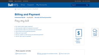 
                            2. Pay My Bill | MTS