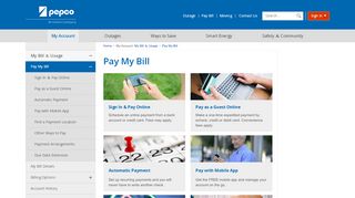 
                            2. Pay My Bill | Pepco - An Exelon Company