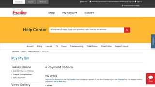 
                            11. Pay My Frontier Bill | Frontier.com