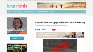 
                            9. Pay Off Your Mortgage Early with Airbnb Hosting - LearnAirbnb.com