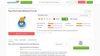 
                            12. PAY POINT INDIA NETWORK PVT LTD Reviews, Employee Reviews ...