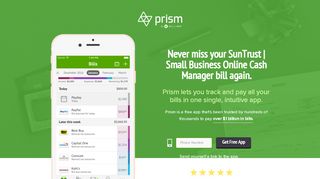 
                            9. Pay SunTrust | Small Business Online Cash Manager with Prism • Prism