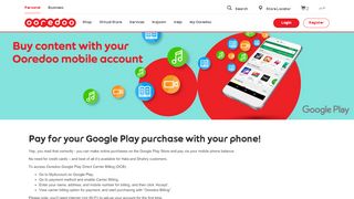 
                            11. Pay with us - Google Store - Ooredoo