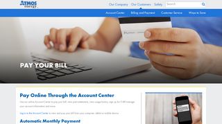 
                            2. Pay Your Bill | Atmos Energy