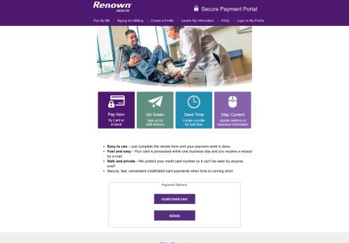 
                            6. Pay Your Bill | Renown Health Payment Portal - Data Online