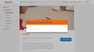 
                            2. Pay your bills online with Zoomit! | ING Belgium