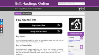 
                            13. Pay your council tax online - Hastings Borough Council