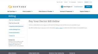 
                            8. Pay Your Doctor Bill | Sentara Healthcare