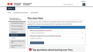 
                            11. Pay your fees – Immigration and citizenship