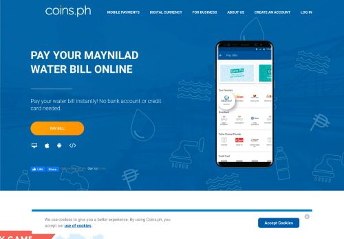 
                            6. Pay Your Maynilad Water Bill Online | Coins.ph