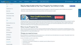 
                            6. Pay Your Property Tax Online - Property Tax Login - 24 ... - BankBazaar