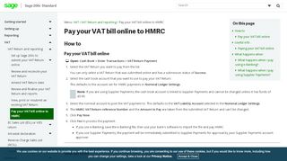
                            7. Pay your VAT bill online to HMRC - Sage