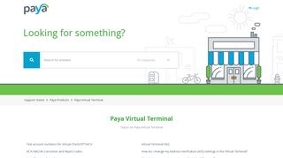 
                            3. Paya Virtual Terminal - Paya