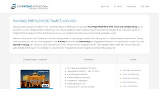 
                            7. Payango VISA Prepaid Kreditkarte im Vergleich 2017