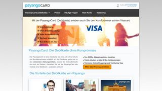 
                            1. PayangoCard Visa Debit | Debitkarte ohne Schufa