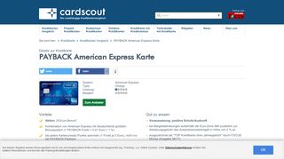 
                            10. PAYBACK American Express Karte: Alle Vorteile | cardscout