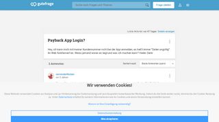 
                            10. Payback App Login? (Technik, Karten) - Gutefrage