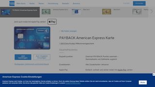 
                            7. Payback Karte | American Express DE - Kreditkarte beantragen