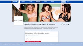 
                            4. • PAYBACK ÖSTERREICH • Jetzt bei Hunkemöller Online Punkte ...