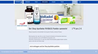 
                            6. • PAYBACK ÖSTERREICH • Jetzt bei Shop Apotheke Online Punkte ...