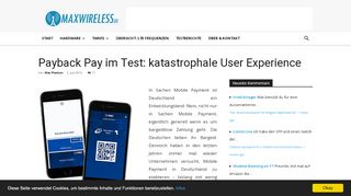 
                            7. Payback Pay im Test: katastrophale User Experience | maxwireless.de