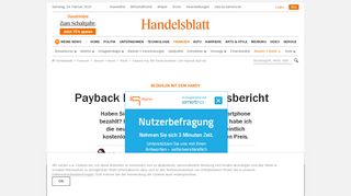 
                            10. Payback Pay: Mit Handy bezahlen - Der Payback AppTest - Handelsblatt