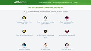 
                            13. Payday loans online advice tool – Money Advice Service
