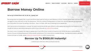 
                            8. Payday Loans Online - Borrow Money Online | Speedy Cash Canada