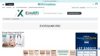 
                            9. paydiamond, Noticias sobre paydiamond | El Cronista