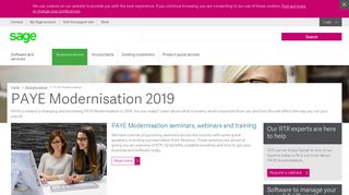 
                            7. PAYE Modernisation Ireland 2019 | Sage IE