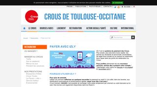 
                            7. Payer avec Izly - Crous de Toulouse-Occitanie