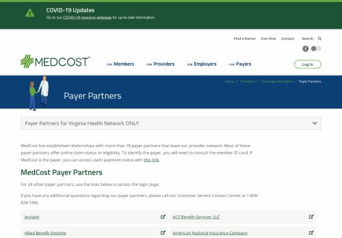 
                            9. Payer Partners | MedCost