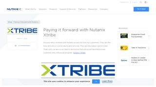 
                            11. Paying it forward with Nutanix Xtribe | Nutanix