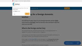 
                            13. Paying levy for a foreign domestic worker - Ministry of ...
