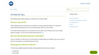 
                            3. Paying my bill – Flip