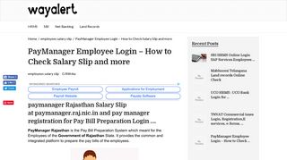 
                            6. PayManager Rajasthan - DDO / Employees Login Process for salary ...